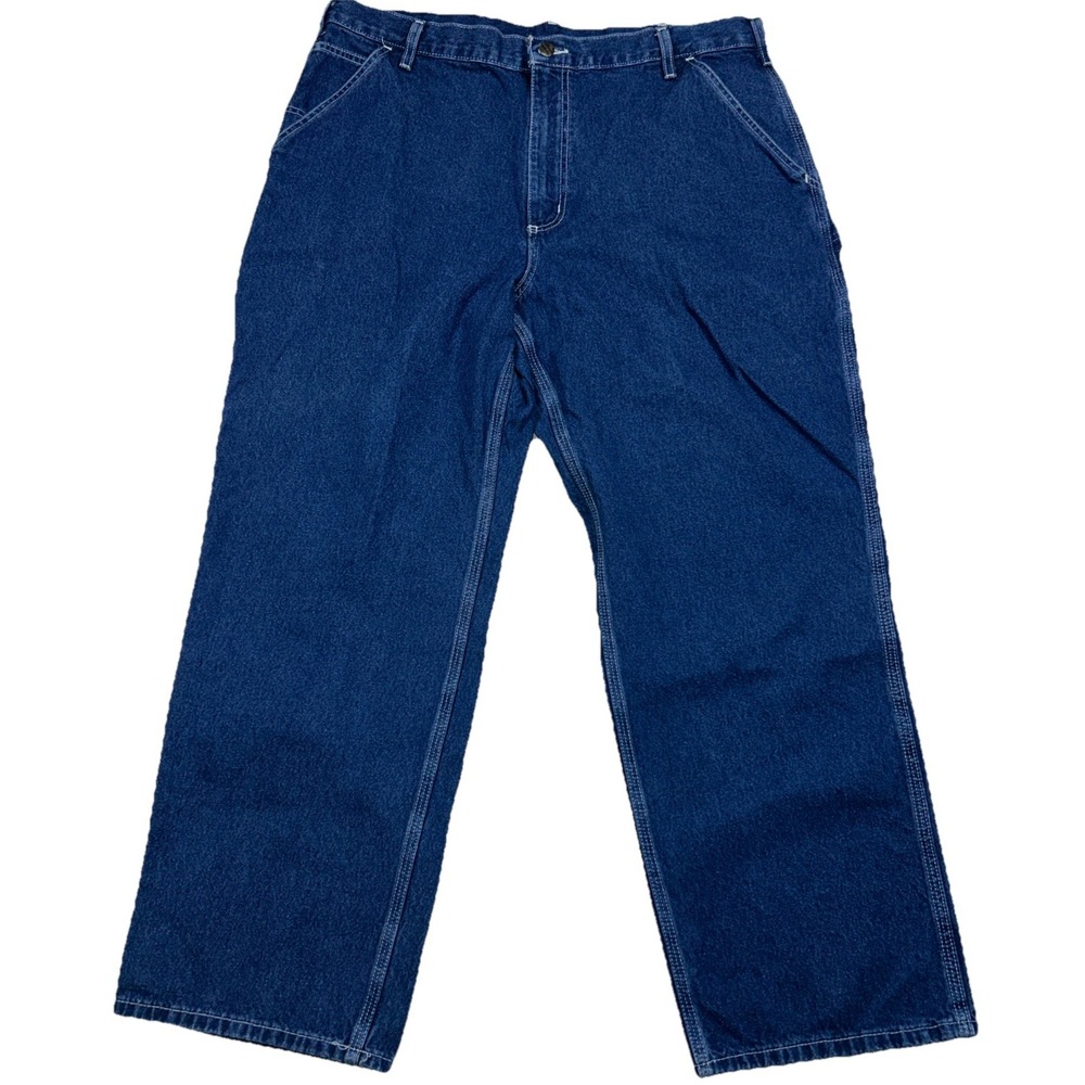 Carhartt Insect Shield Denim Dark Wash Carpenter Jeans Men's 40x30 B13 DST